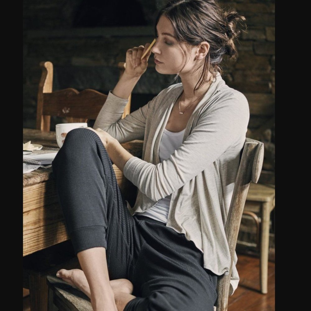 🌱 Amour Vert Michaela Softest Cardigan in Oatmeal